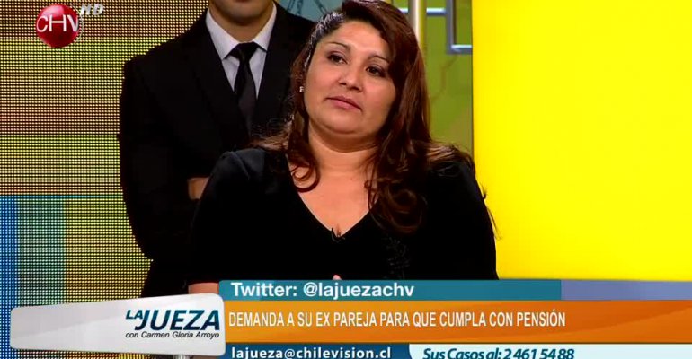 Mujer pide a su ex pareja 13 años mayor que pague la pensión alimenticia