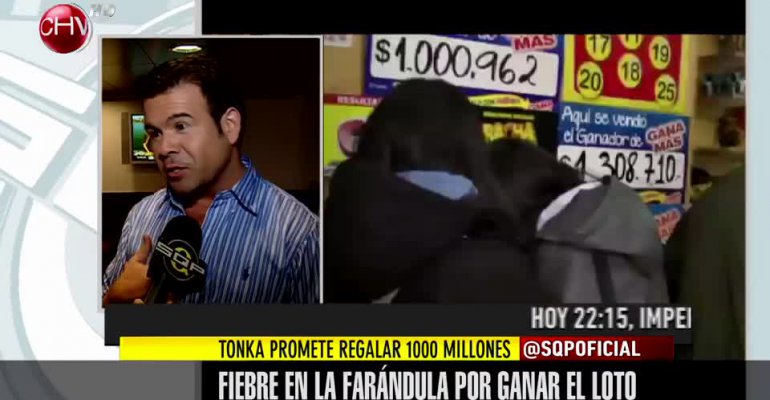 Fiebre en la farándula por ganar el Loto