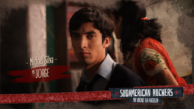 Michael Silva es Jorge en la serie Sudamerican Rockers