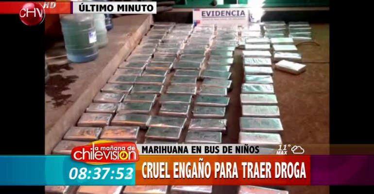 Engañan a niños paraguayos para traer droga a Chile