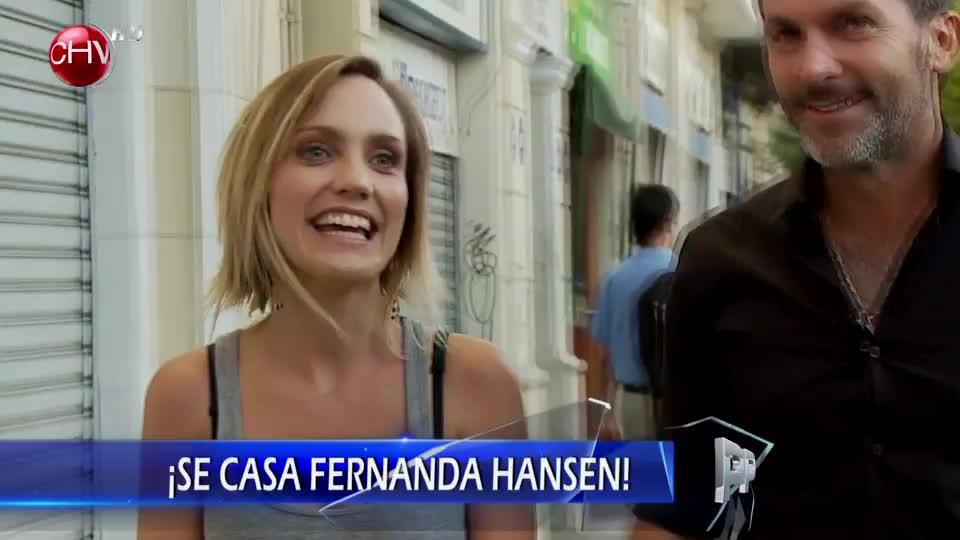 Fernanda Hansen y su verdadero amor decidieron casarse