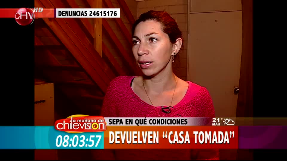 Joven de Machalí pudo recuperar su casa tomada por inescrupulosos