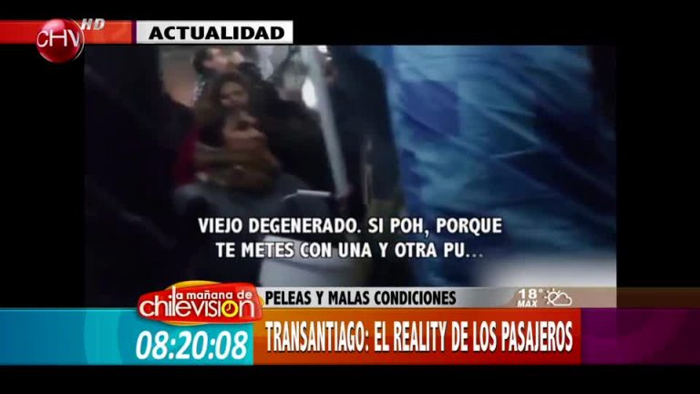 Peleas en el Transantiago: El reality de los pasajeros