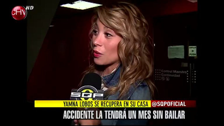 Recuperación de Yamna Lobos la tendrá sin bailar por un mes