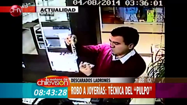 Descarados ladrones roban joyerías con la técnica del 