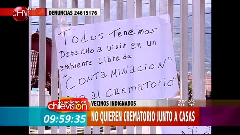 Habitantes de Puente Alto se niegan a construcción de crematorio junto a sus casas