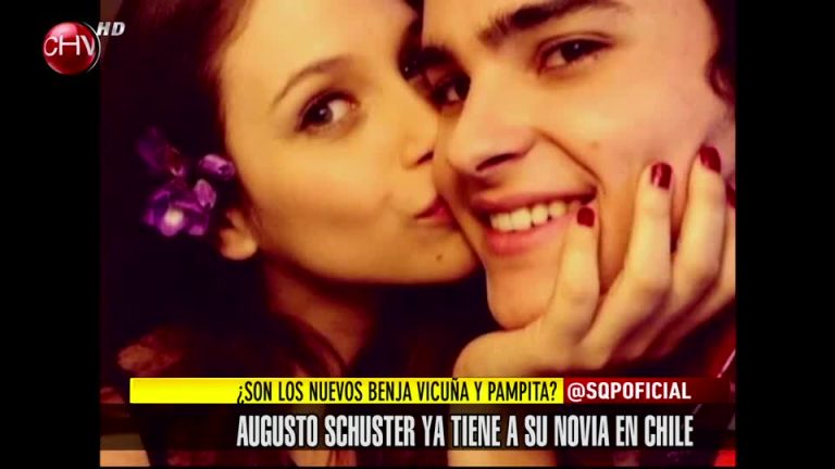 Augusto Schuster se trajo a su novia argentina a vivir a Chile