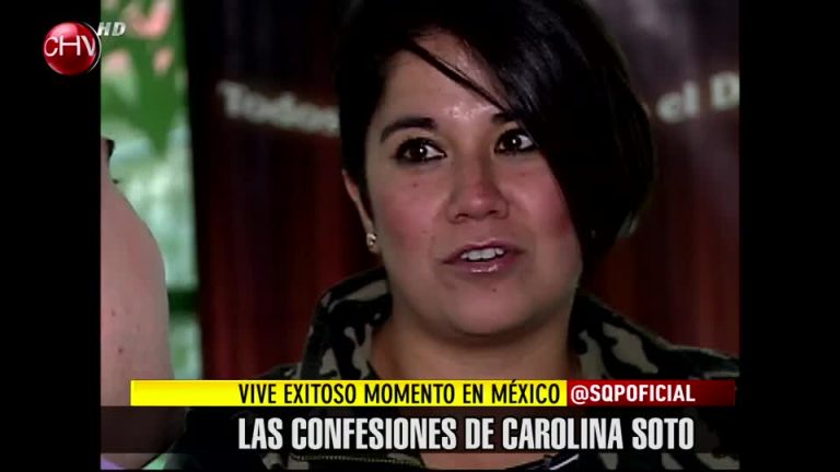 Carolina Soto no puede compartir su éxito en México con su hija
