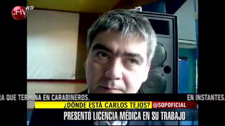 Carlos Tejos presentó licencia médica por estrés en la universidad donde trabaja