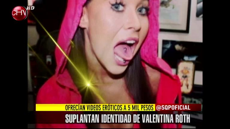 Suplantan identidad de Valentina Roth ofreciendo video eróticos en su nombre
