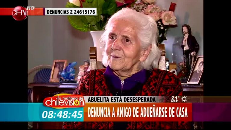 Abuelita denuncia que su mejor amigo se apropió de su casa