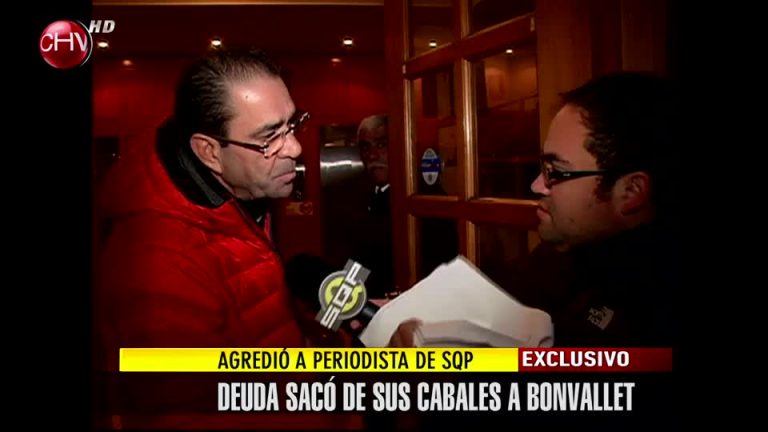 Eduardo Bonvallet agredió a periodista de SQP