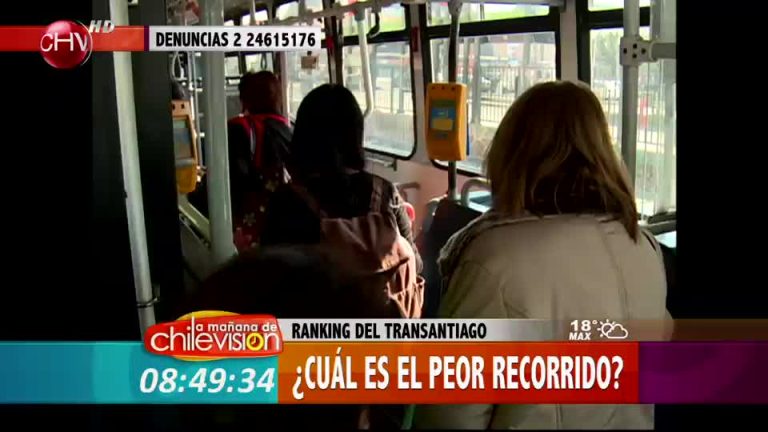 ¿Cuál es el peor recorrido del Transantiago?