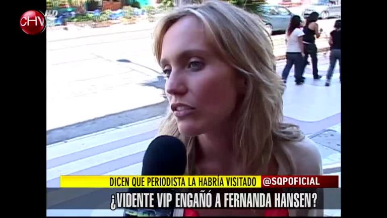 Fernanda Hansen habría caído en manos de vidente vip