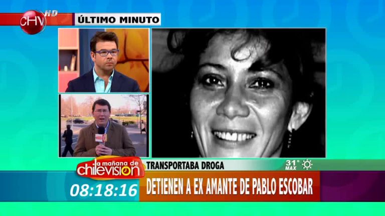 Ex amante de Pablo Escobar fue detenida en nuestro país mientras transportaba droga