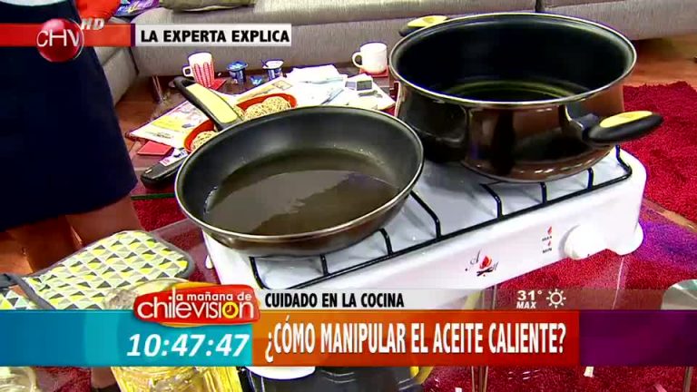 ¿Cómo manipular de manera correcta el aceite caliente?