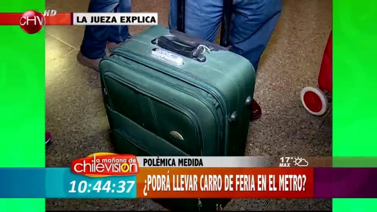 Polémica medida prohibirá bultos en Metro de Santiago (2/2)