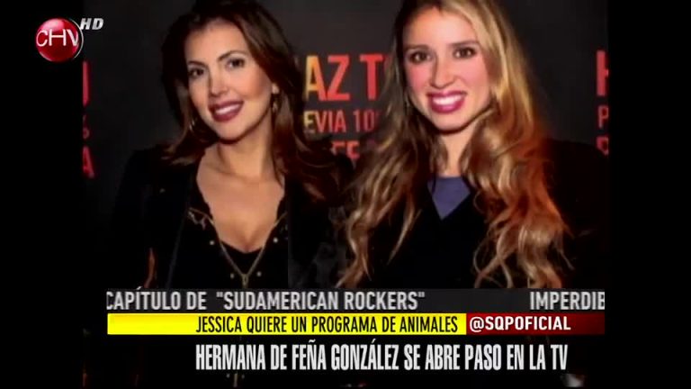 Hermana del tenista Fernando González se abre paso en la TV