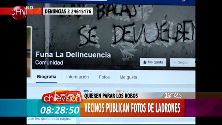 Vecinos publican fotos de asaltantes en redes sociales para advertir robos