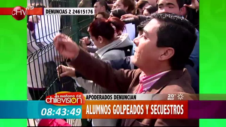 Padres indignados por la violencia que se vive en un colegio de La Pintana