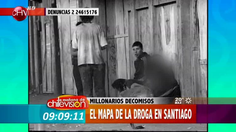 Mira cuáles son los sectores de Santiago donde más se trafica droga