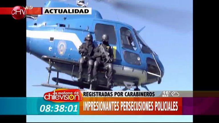 Mira imágenes de impresionantes persecuciones policiales