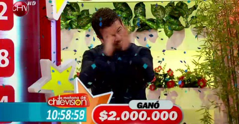 Una sorprendida María Trinidad se llevó 2 millones de pesos en el Matinal de Chv