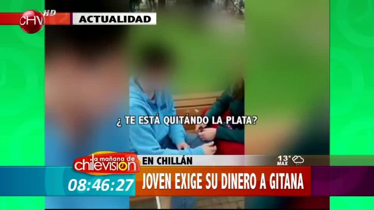 Graban a joven exigiendo el dinero de vuelta a la Gitana que le “vio la suerte”