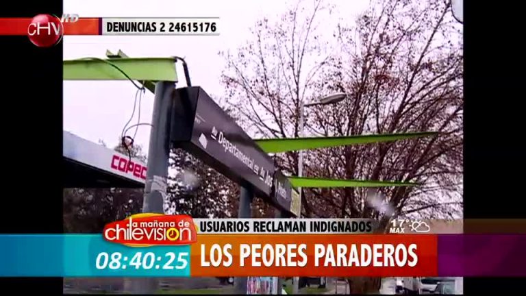Usuarios Indignados: Los Peores Paraderos del Transantiago