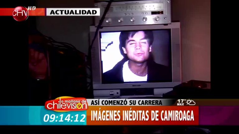 Mira las imágenes inéditas de los inicios en TV de Felipe Camiroaga