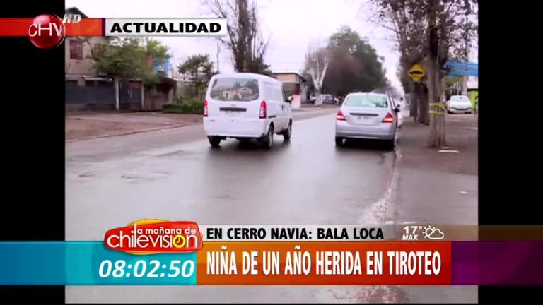 Menor es víctima de bala loca durante tiroteo en Cerro Navia