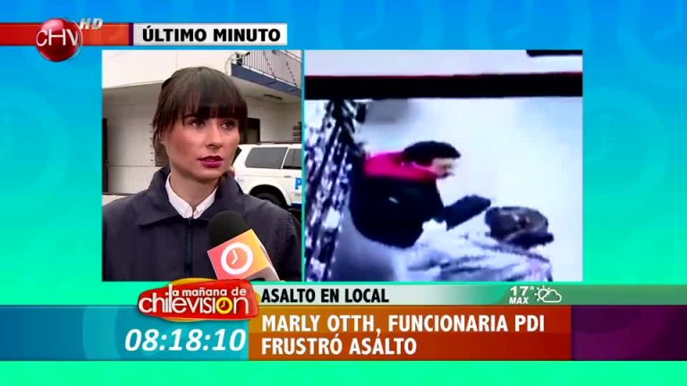 Heroica funcionaria de la PDI frustró asalto a supermercado en Ñuñoa