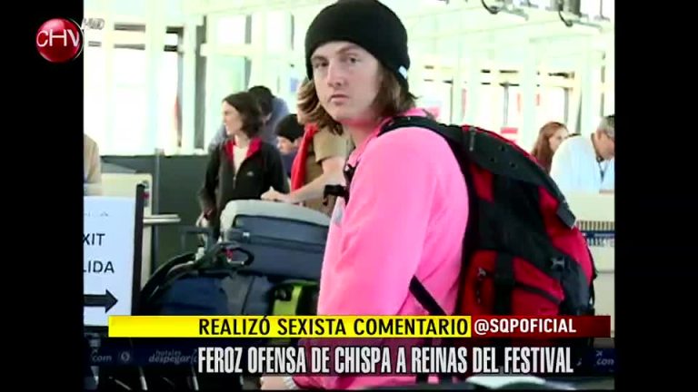 Chispa Lacassie realizó comentario sexista ofensivo contra reinas del Festival de Viña