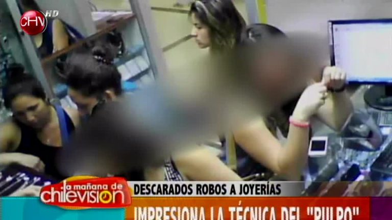 Ladrones de joyerías utilizan la técnica del pulpo para robarse la mercadería