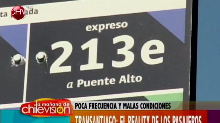Usuarios del Transantiago criticaron duramente el sistema de transporte