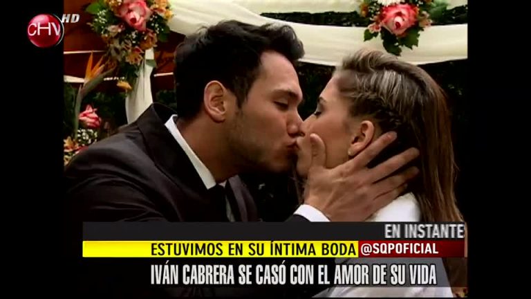 Mira imágenes del matrimonio de Iván Cabrera