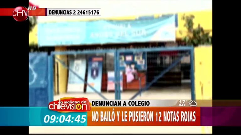 Denuncian a colegio: no bailó y le pusieron doce notas rojas