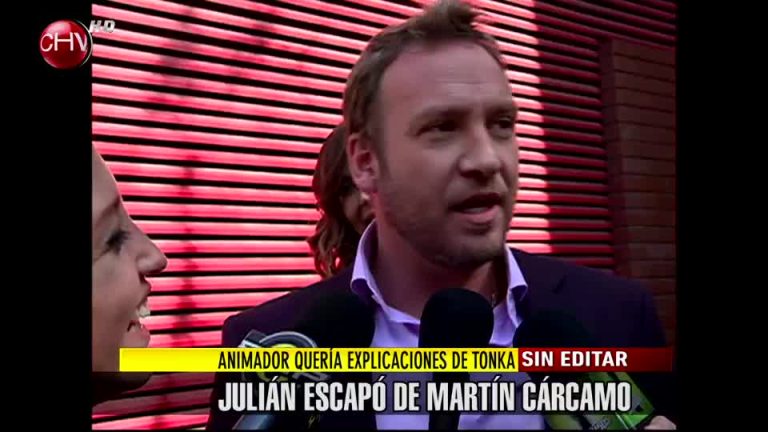 Mira por qué Julián Elfenbein escapó de Martín Cárcamo
