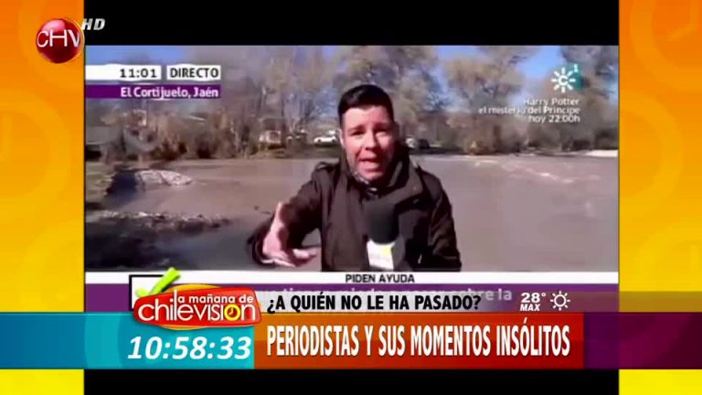 Mira estos insólitos momentos vividos por periodistas en vivo y en directo (2/2)