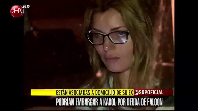 Karol Dance podría ser embargado por deudas de Faloon Larraguibel