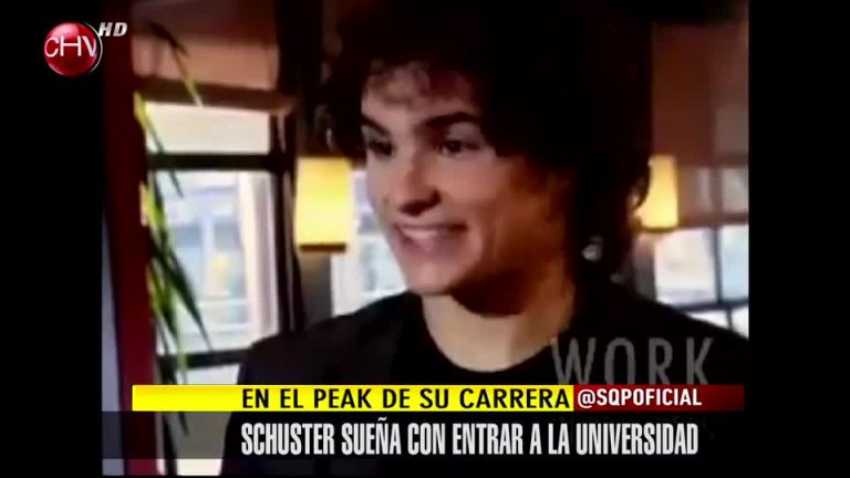Augusto Schuster sueña con entrar a la universidad en el peak de su carrera