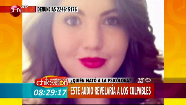 Audio revelaría a los culpables de la muerte de la psicóloga Erica Hagan