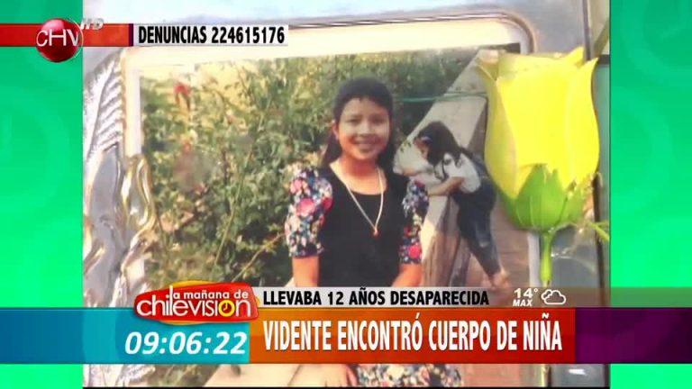 12 años desaparecida: vidente encontró cuerpo de niña