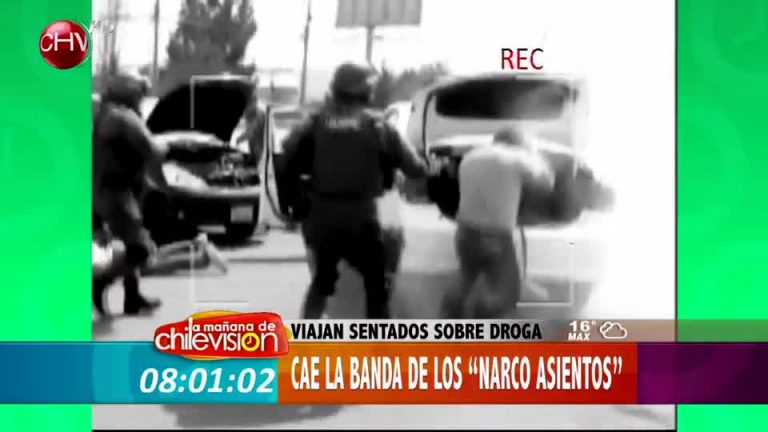 Sorprendentes imágenes de cómo carabineros desbarató una banda de narcotraficantes