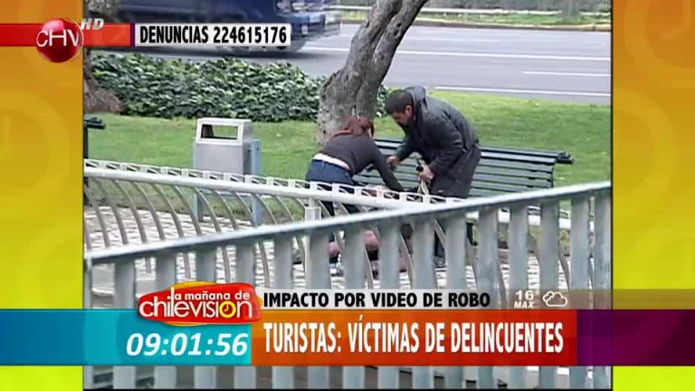 Videos registran impactantes robos a turistas