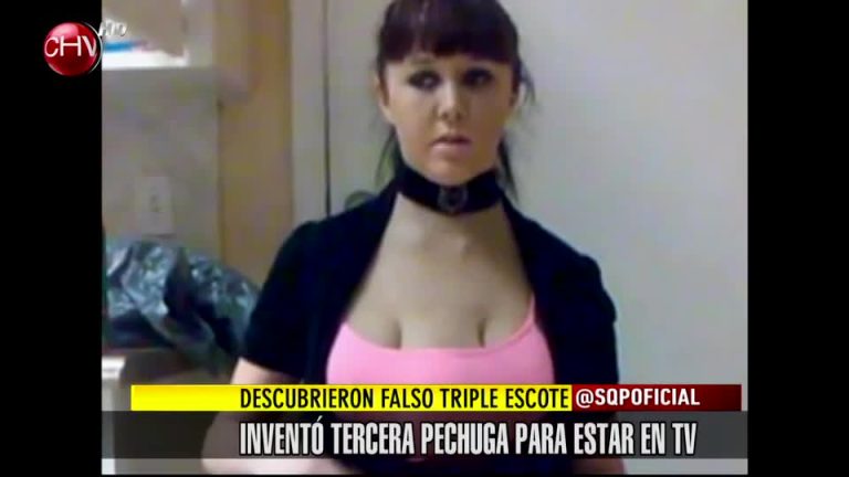 Descubrieron que el polémico triple escote era falso