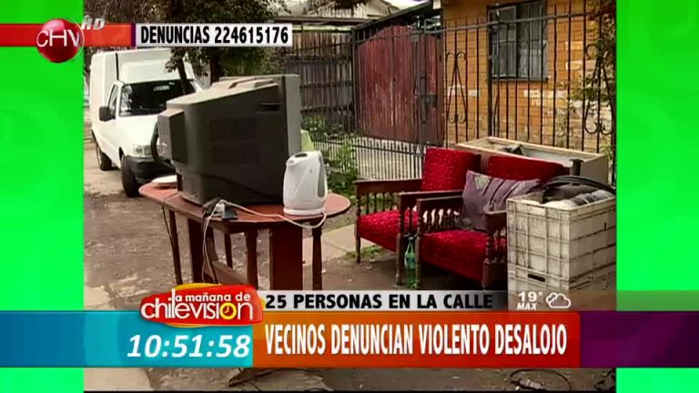 Vecinos de Conchalí fueron desalojados del terreno que ocupaban hace 30 años