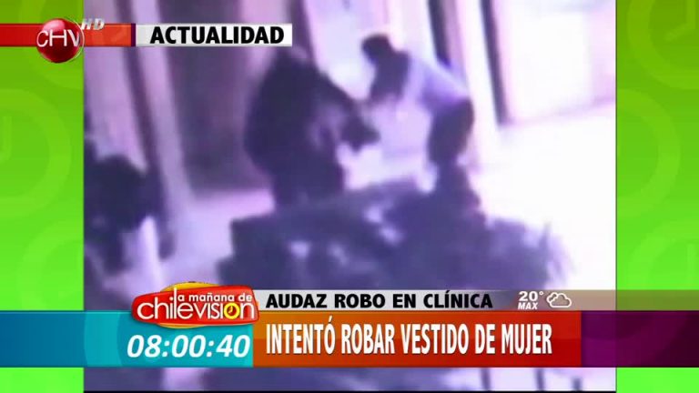 Hombre intentó robar la caja de seguridad de una clínica vestido de mujer