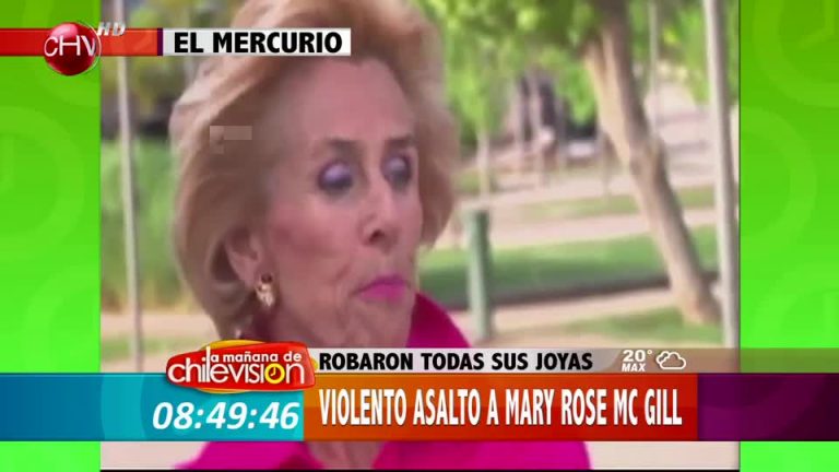 Delincuentes robaron todas las joyas a Mary Rose McGill