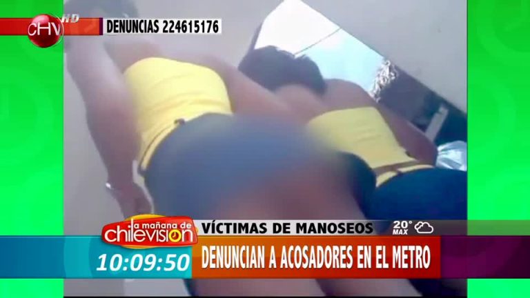 Mujeres víctimas de manoseos denuncias a acosadores del metro